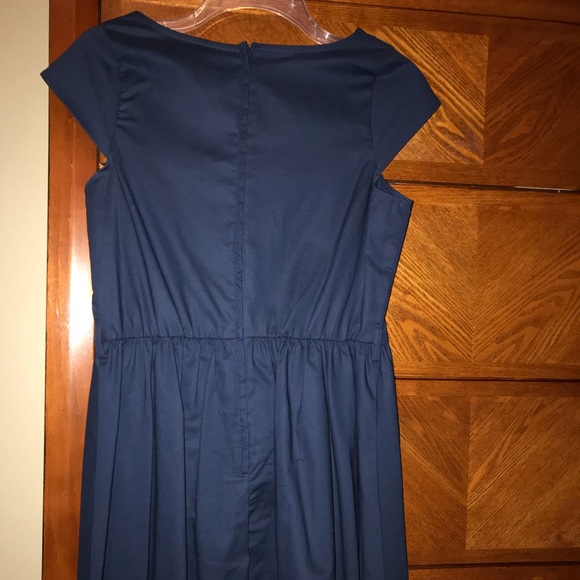 Retrolicious vintage style dress. Small. Navy. NWT - Picture 6 of 8